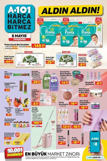 A101 de kaçırılmayacak fırsatlar! Aktüel ürünler 5 Mayıs 2022 kataloğu yayımlandı! 