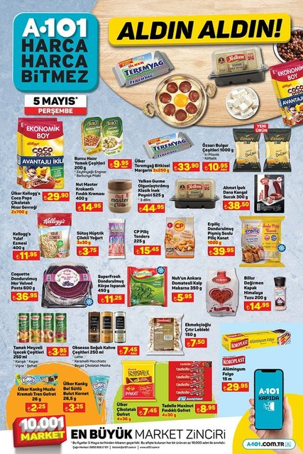 A101 de kaçırılmayacak fırsatlar! Aktüel ürünler 5 Mayıs 2022 kataloğu yayımlandı! 