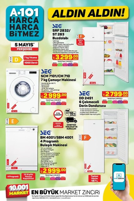A101 de kaçırılmayacak fırsatlar! Aktüel ürünler 5 Mayıs 2022 kataloğu yayımlandı! 