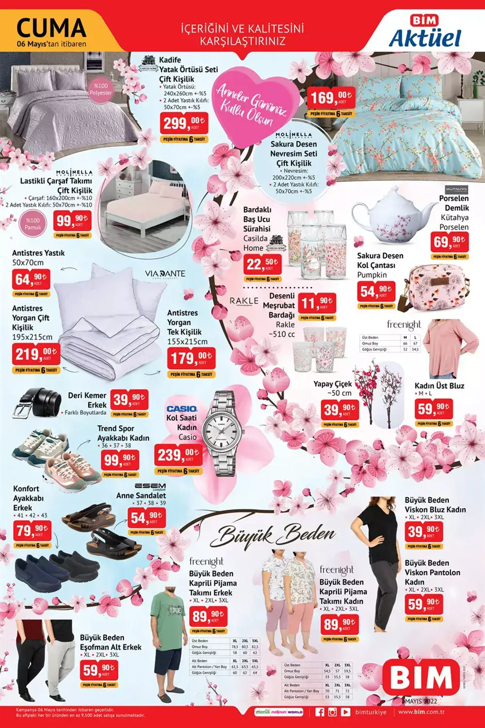 BİM anneler gününe özel katalog yayımladı! İşte BİM aktüel 6 Mayıs 2022 kataloğu fiyat listesi...