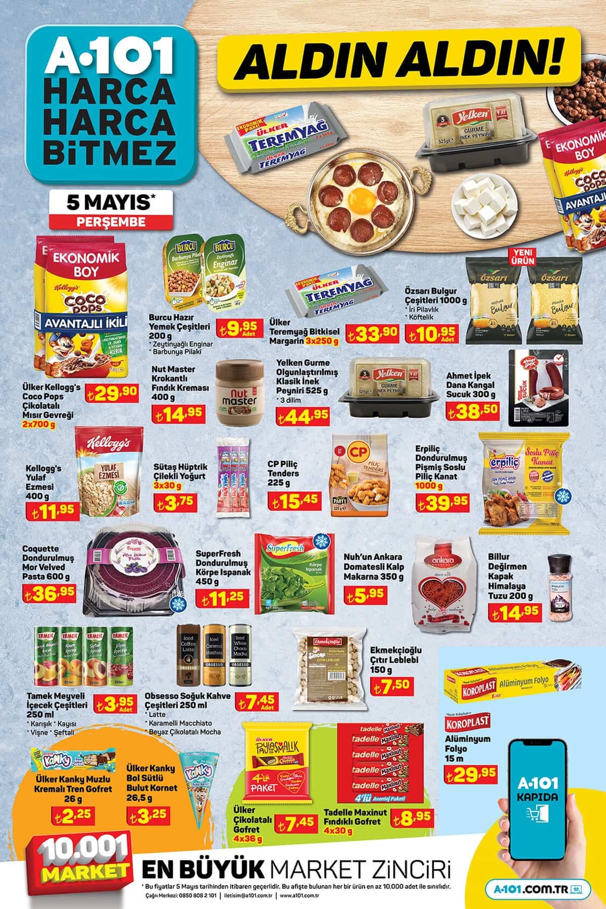 A101 anneler gününe özel aktüel ürünler kataloğu yayımladı! İşte A101 aktüel ürünler 5 Mayıs 2022 fiyat listesi..