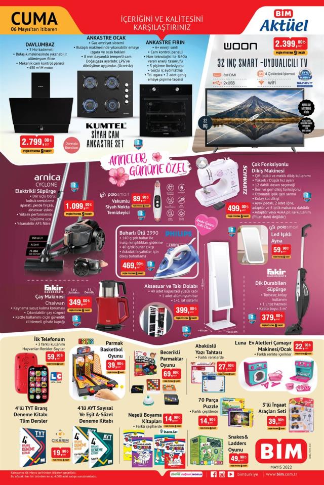 BİM de büyük fırsat! İşte BİM 6 Mayıs 2022 aktüel ürünler kataloğundaki kaçırılmayacak kampanya