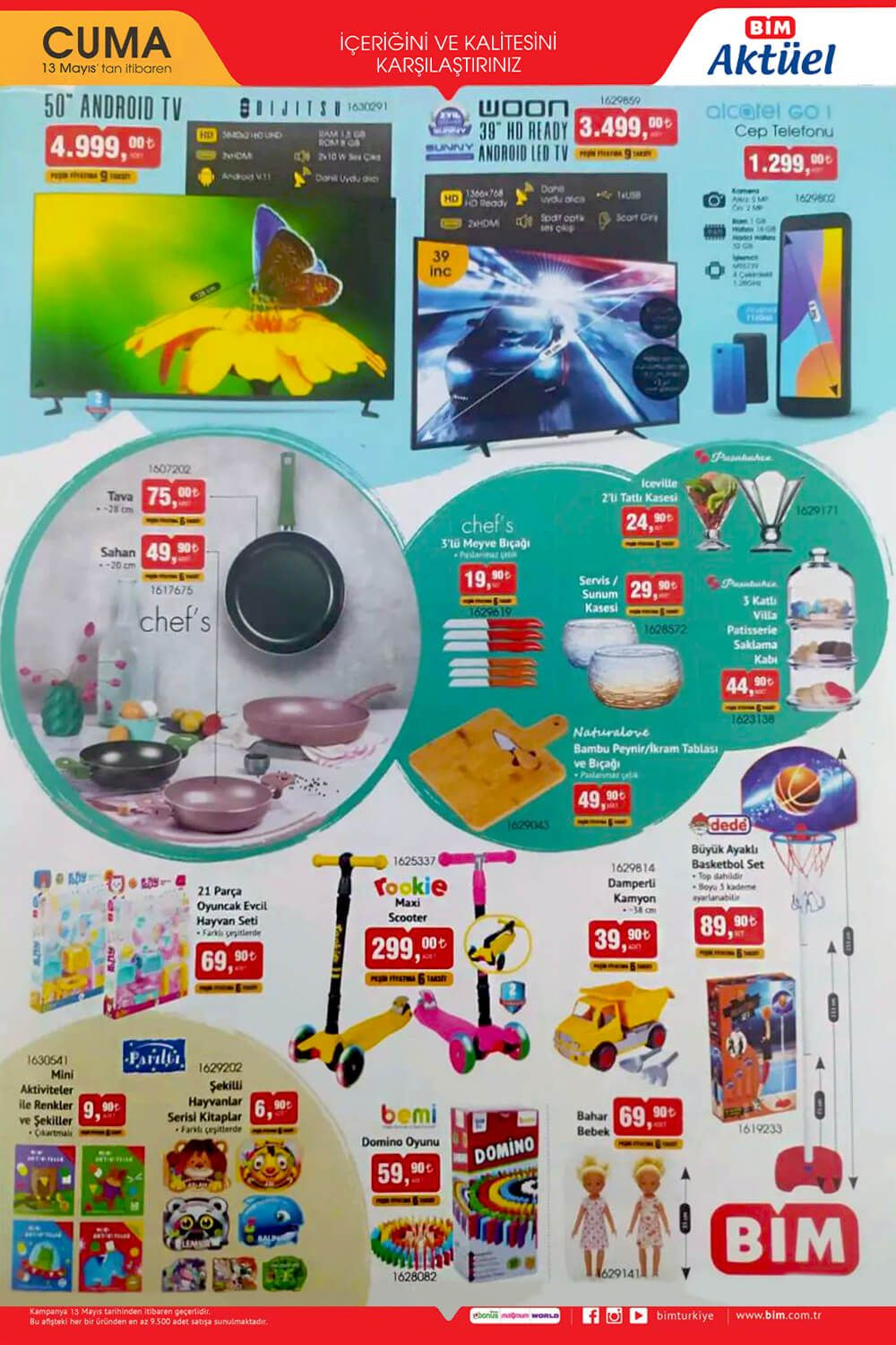 BİM 13 Mayıs 2022 aktüel ürünler! İşte 13 Mayıs BİM indirimli katalog fiyatları!