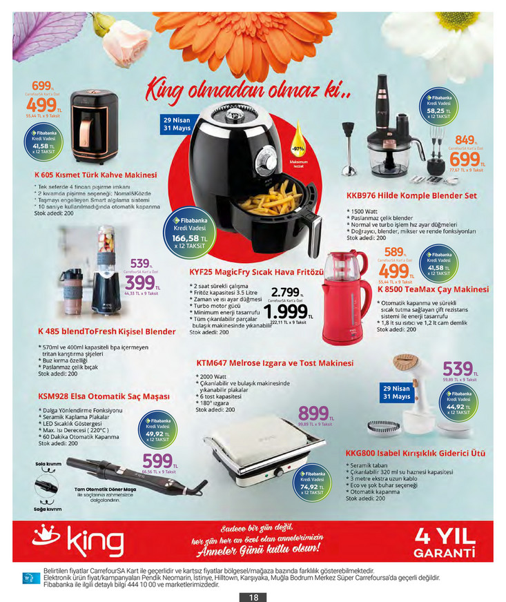 Carrefoursa da Anneler Günü ne özel yüzde 40 indirim yağmuru! İşte 6 Mayıs aktüel ürünler kataloğu fiyat listesi