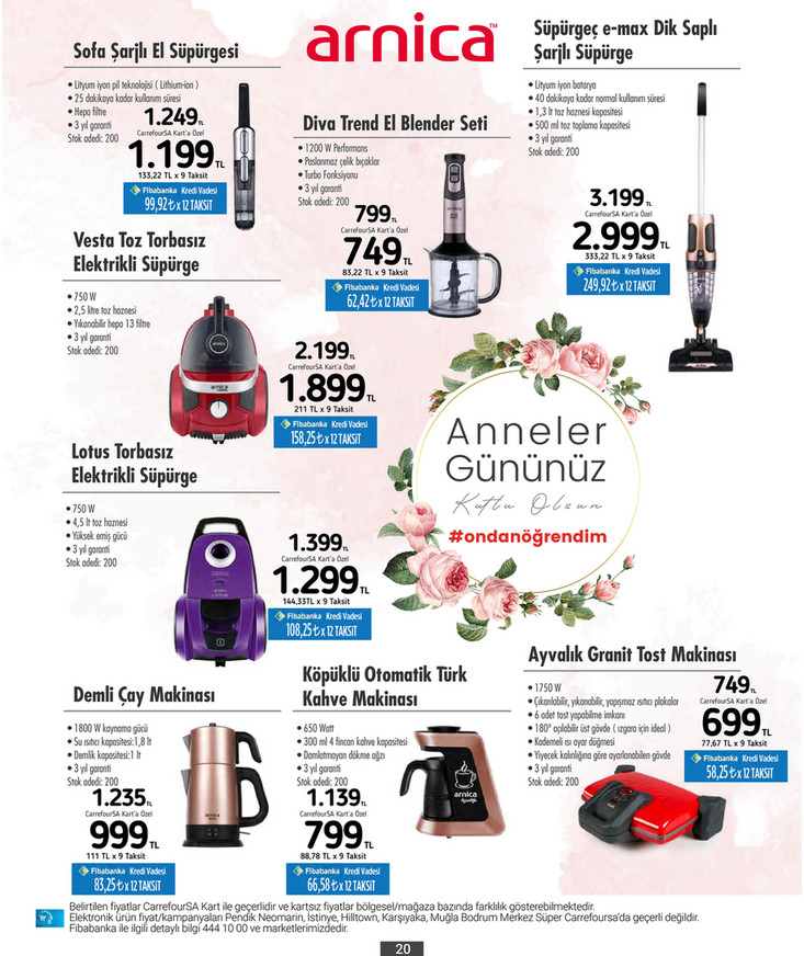 Carrefoursa da Anneler Günü ne özel yüzde 40 indirim yağmuru! İşte 6 Mayıs aktüel ürünler kataloğu fiyat listesi