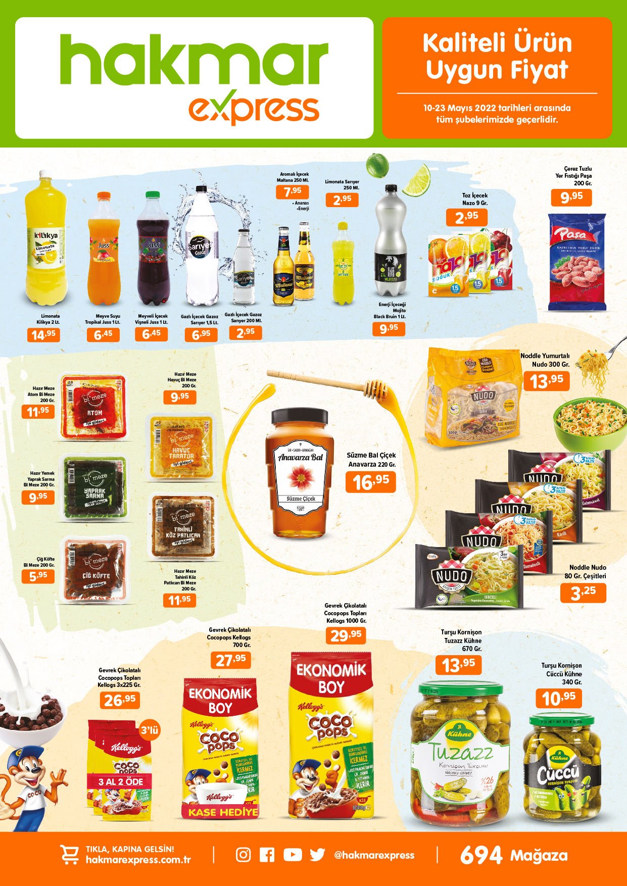 Hakmar 10 Mayıs 2022 aktüel ürünler kataloğu yayımlandı! İşte 10 Mayıs 2022 aktüel ürünler fiyat listesi!