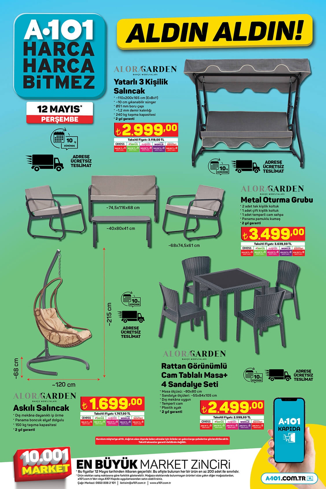 A101 aktüel ürünler kataloğu 12 Mayıs! İşte A101 12 Mayıs 2022 aktüel ürünler kataloğu fiyat listesi...