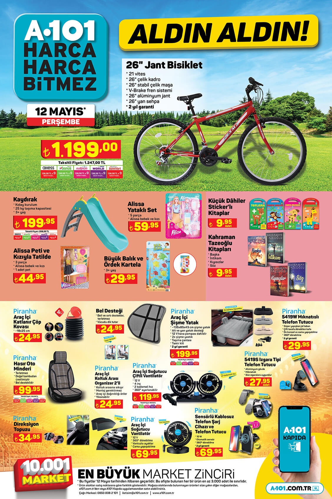A101 aktüel ürünler kataloğu 12 Mayıs! İşte A101 12 Mayıs 2022 aktüel ürünler kataloğu fiyat listesi...