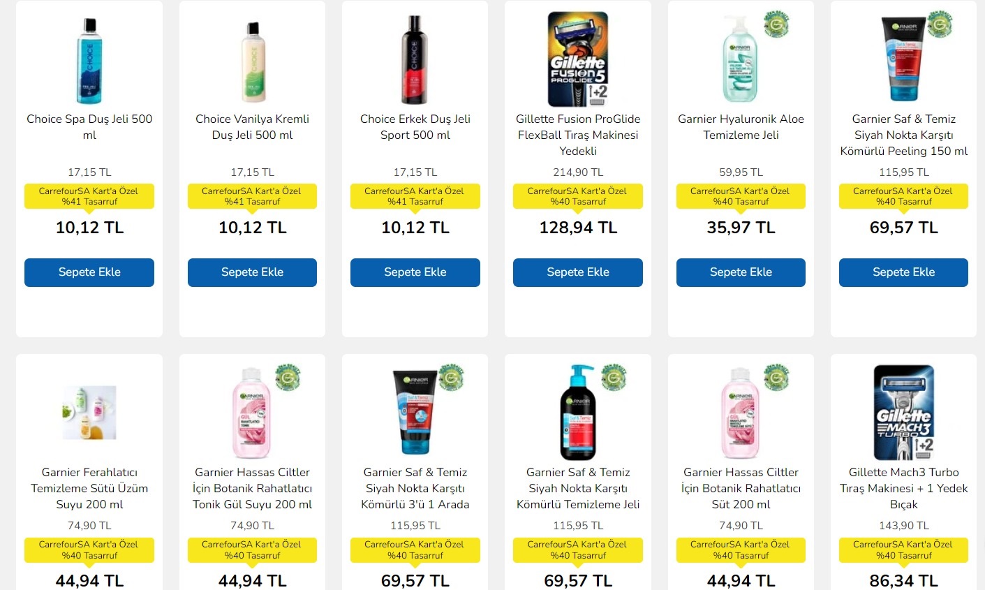 Carrefoursa’dan kozmetik ve bakım ürünlerine yüzde 50 indirim! Bu fırsat kaçmaz…