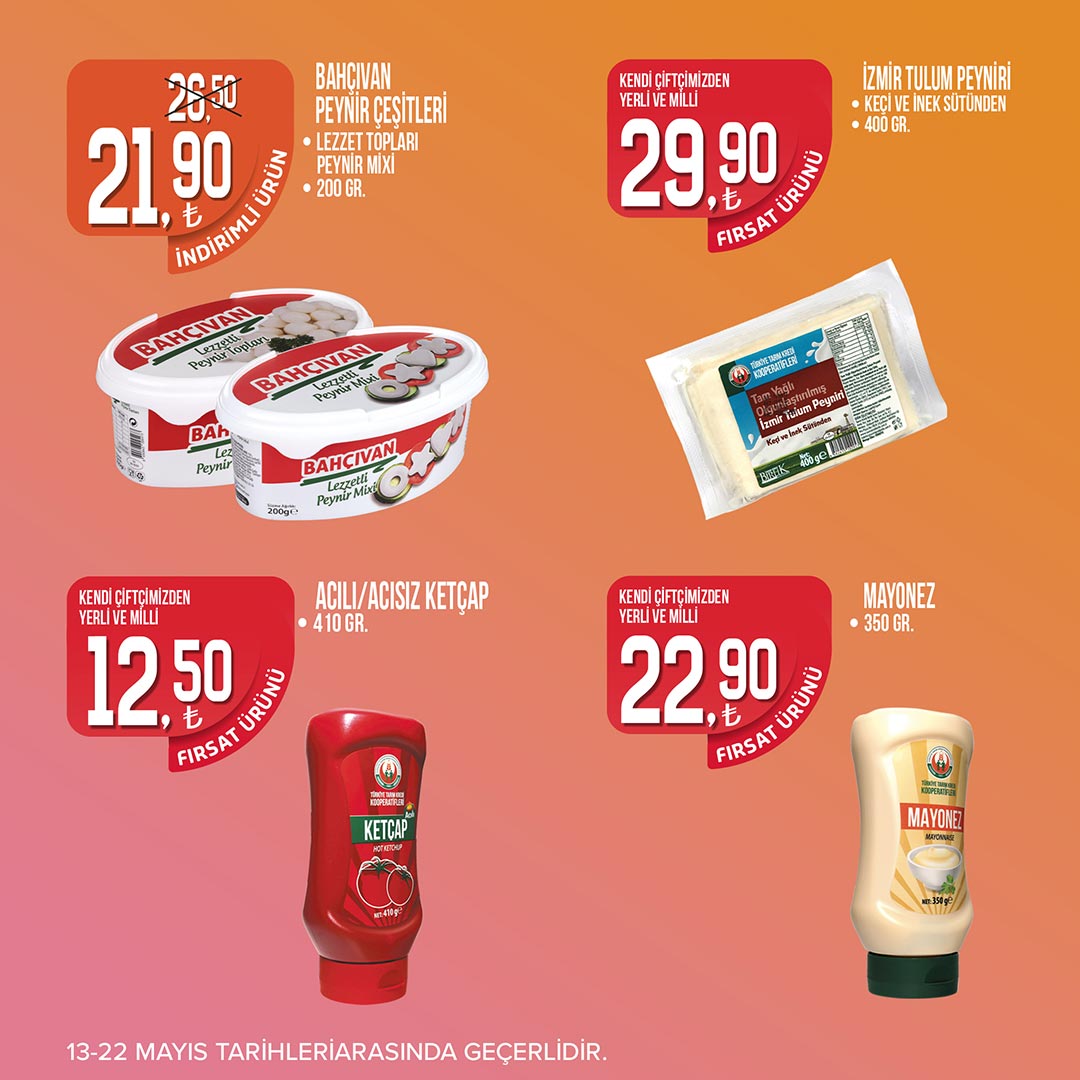 Tarım Kredi den indirim rüzgarı! Peynir, çay, ayçiçek yağı kampanyası... İşte 12 Mayıs 2022 fiyat listesi