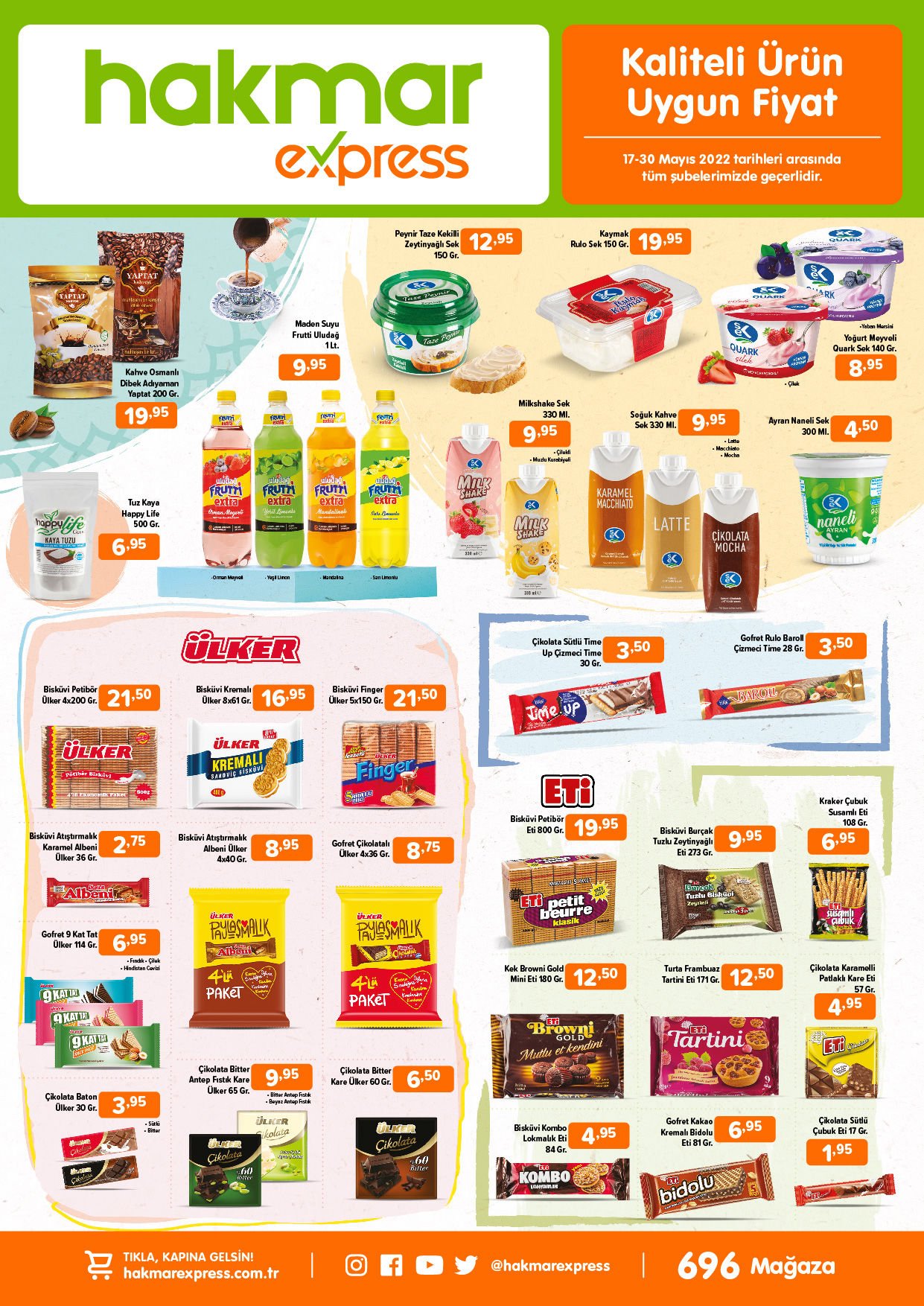 Hakmar 17 Mayıs 2022 aktüel katalog: Hakmar Express te bugün neler indirimde? İşte 17 Mayıs 2022 fiyat listesi...