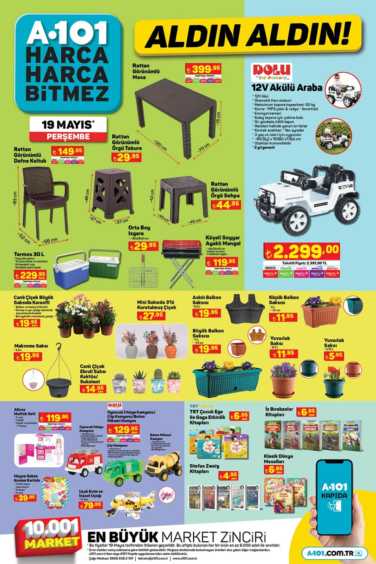 A101 19 Mayıs kataloğu! İşte kaçırılmayacak ürünlerin fiyat listesi!