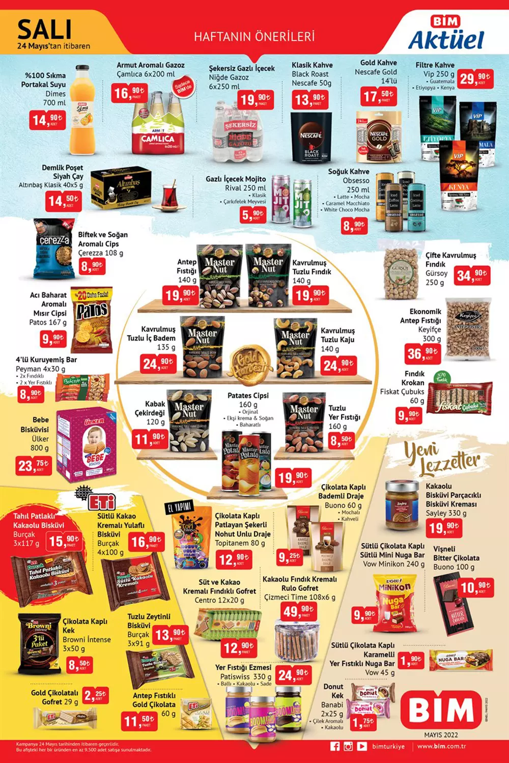 BİM aktüel ürünlerde dev kampanya! Acele edin, bu fırsat kaçmaz! İşte BİM 24 Mayıs 2022 aktüel kataloğu fiyat listesi