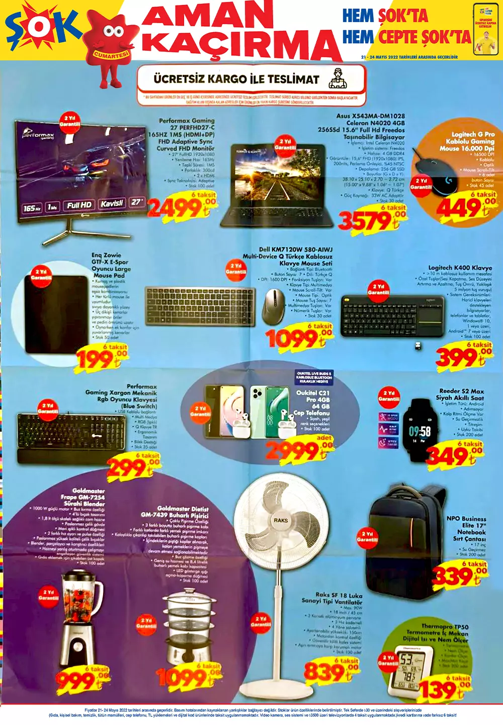 ŞOK 21 Mayıs 2022 aktüel kataloğu: Bu hafta ŞOK a bakmadan alışveriş yapmayın! İşte 21 Mayıs 2022 fiyat listesi