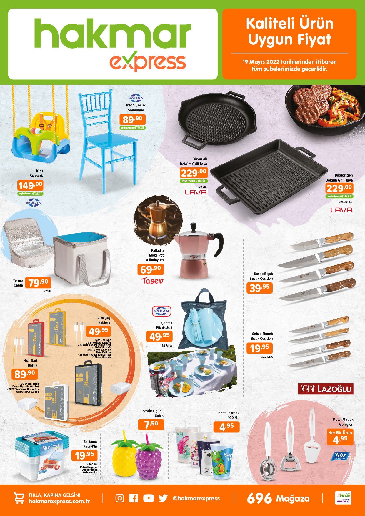 Hakmar 19 Mayıs 2022 aktüel katalog: Hakmar Express te bu hafta neler indirimde? İşte 19 Mayıs 2022 fiyat listesi...