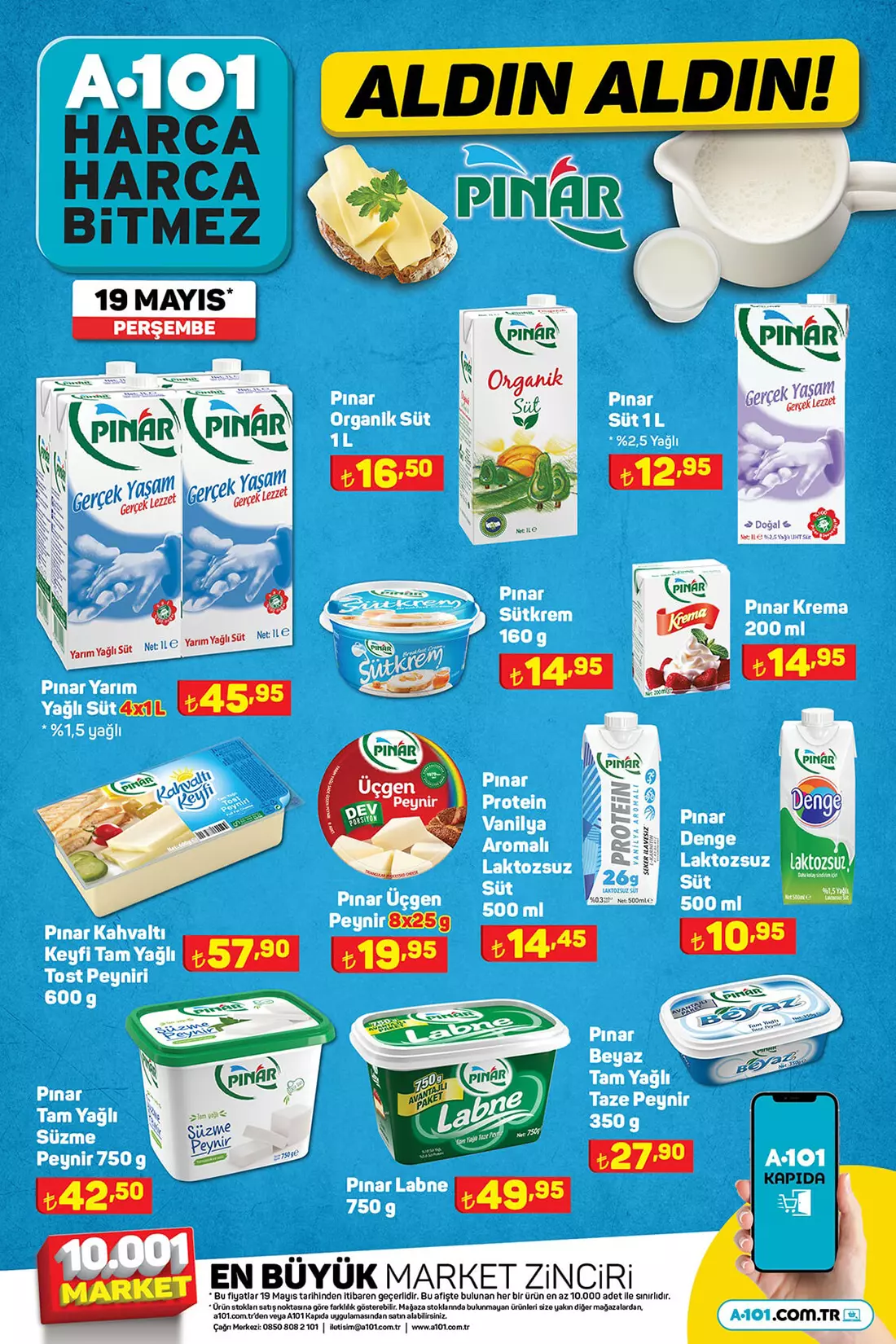 A101 aktüel ürünler kataloğunda bugün neler var? İşte A101 aktüel ürünler kataloğu 19 Mayıs 2022 fiyat listesi