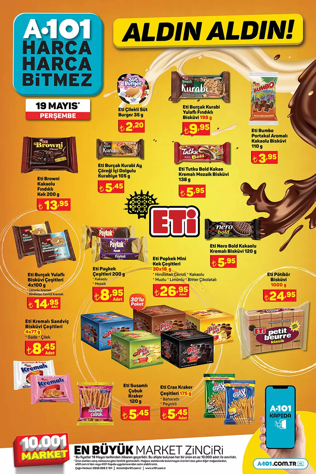A101 aktüel ürünler kataloğunda bugün neler var? İşte A101 aktüel ürünler kataloğu 19 Mayıs 2022 fiyat listesi