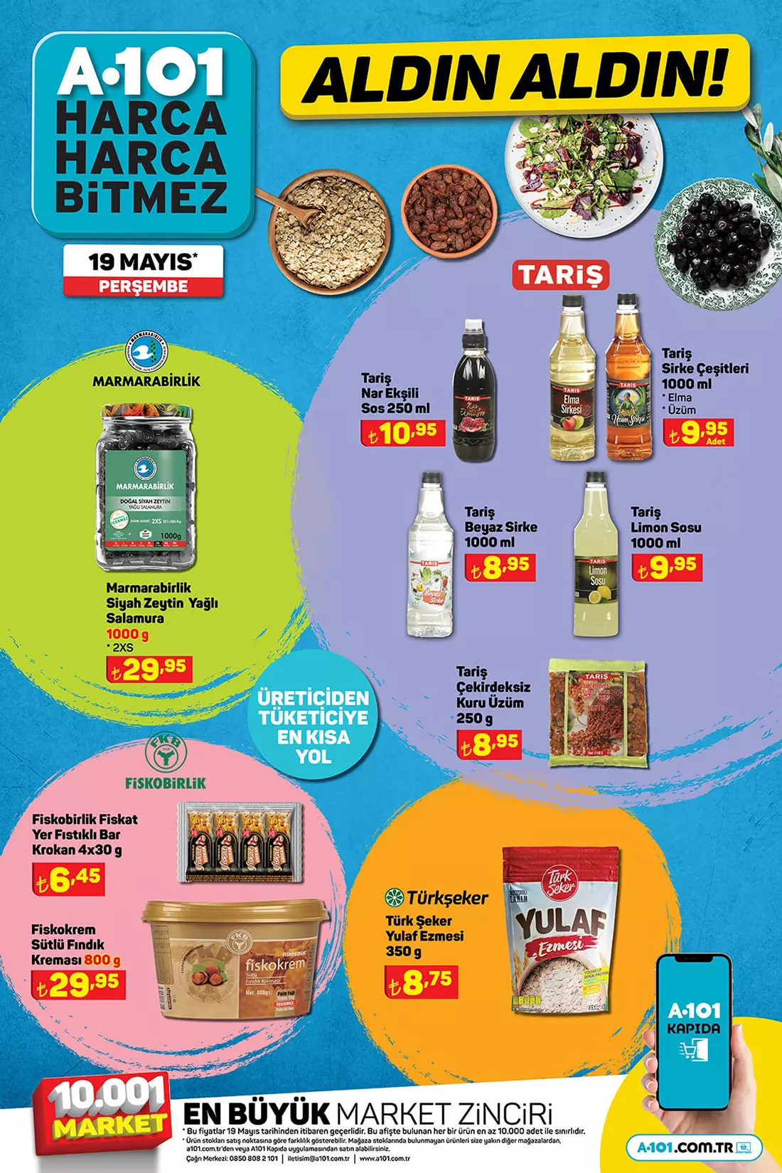 A101 aktüel ürünler kataloğunda bugün neler var? İşte A101 aktüel ürünler kataloğu 19 Mayıs 2022 fiyat listesi