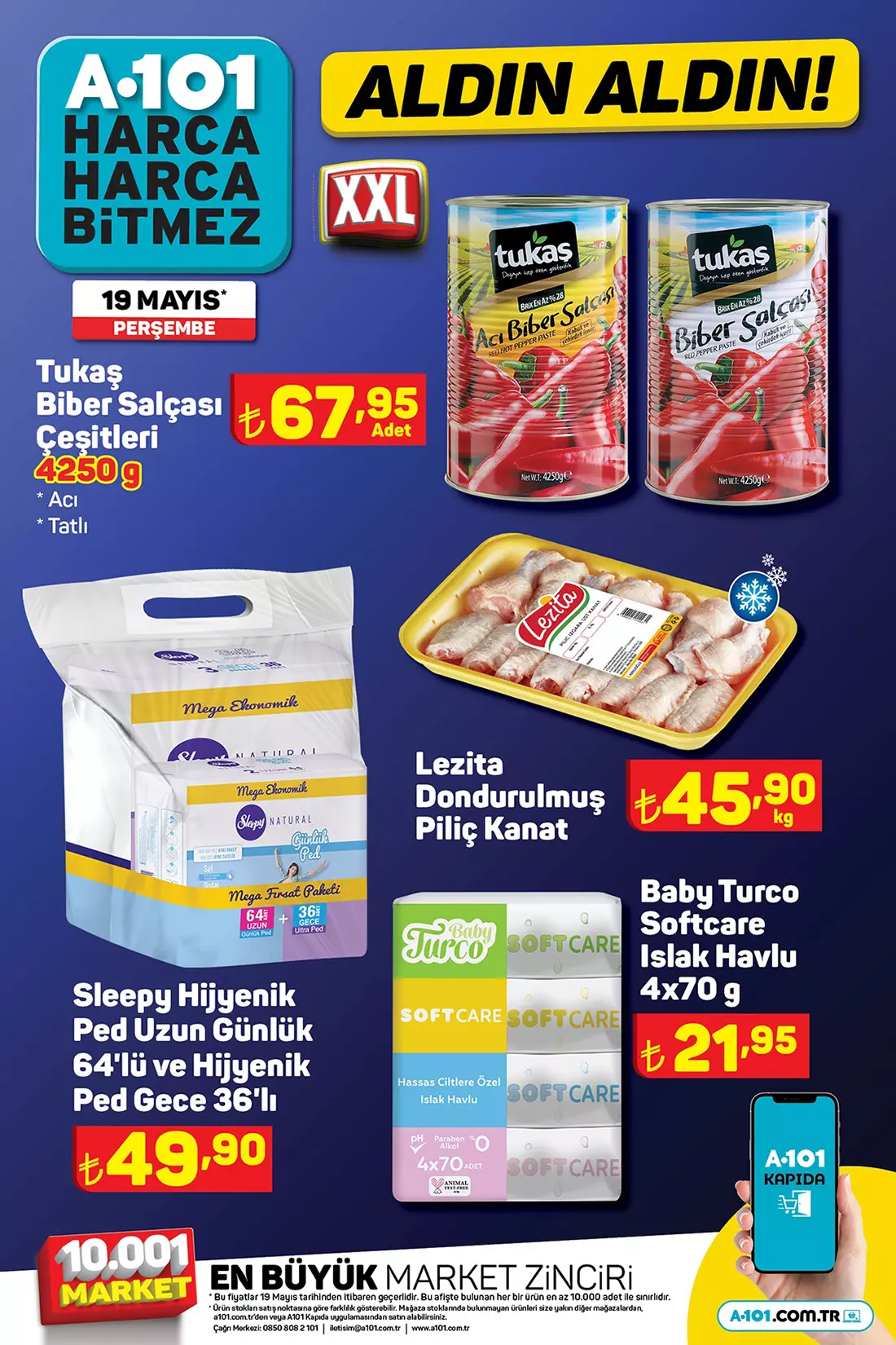 A101 aktüel ürünler kataloğunda bugün neler var? İşte A101 aktüel ürünler kataloğu 19 Mayıs 2022 fiyat listesi