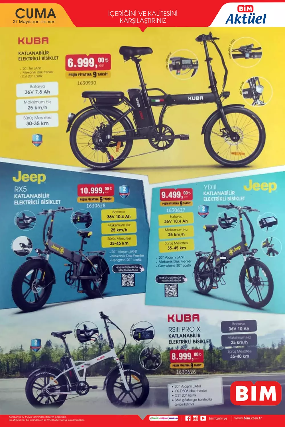 BİM 27 Mayıs 2022 aktüel ürünler kataloğu belli oldu! İşte 27 MAyıs 2022 fiyat listesi...