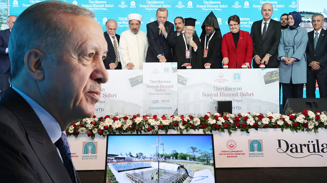 Erdoğan temel atma töreninde o isme çıkıştı: Ne diyor bu ya değiştirin hemen bunu