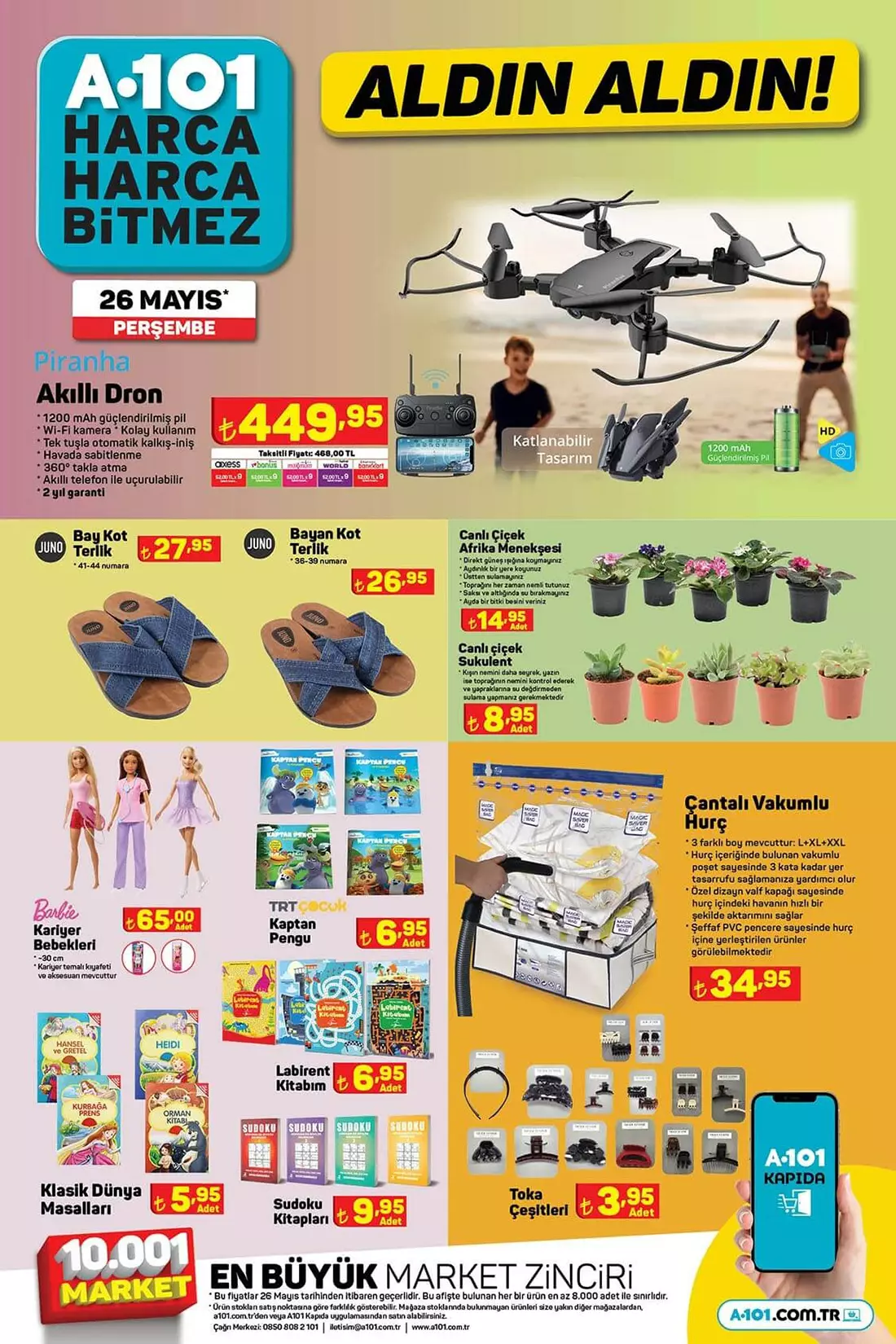 A101 aktüel ürünler kataloğunda bu hafta büyük çılgınlık var! İşte 26 Mayıs 2022 A101 aktüel ürünler fiyat listesi