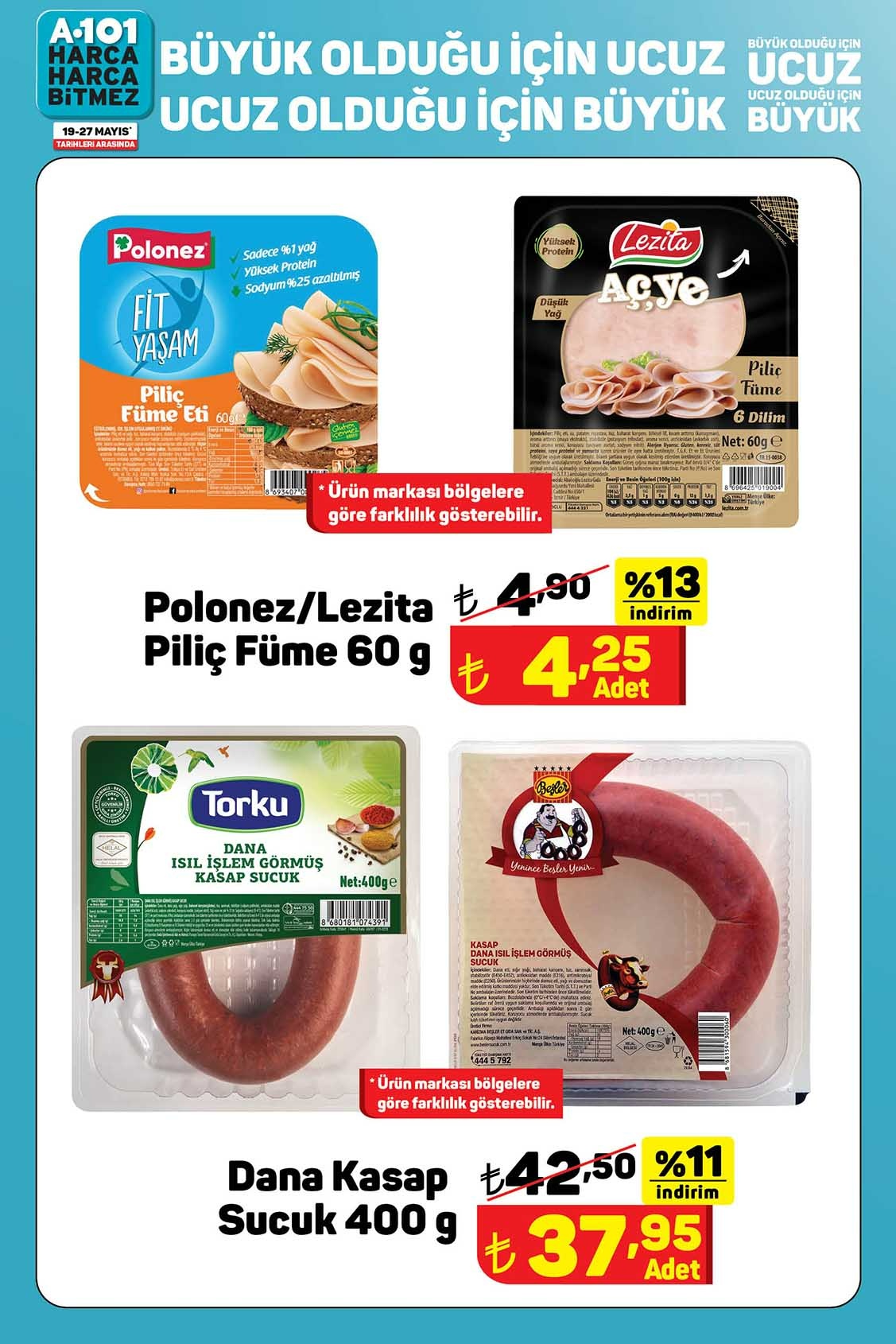 A101 de temel gıda ürünlerinde dev kampanya! Sucuk, bulgur, mercimek, salça indirimi! İşte 25 Mayıs 2022 fiyat listesi