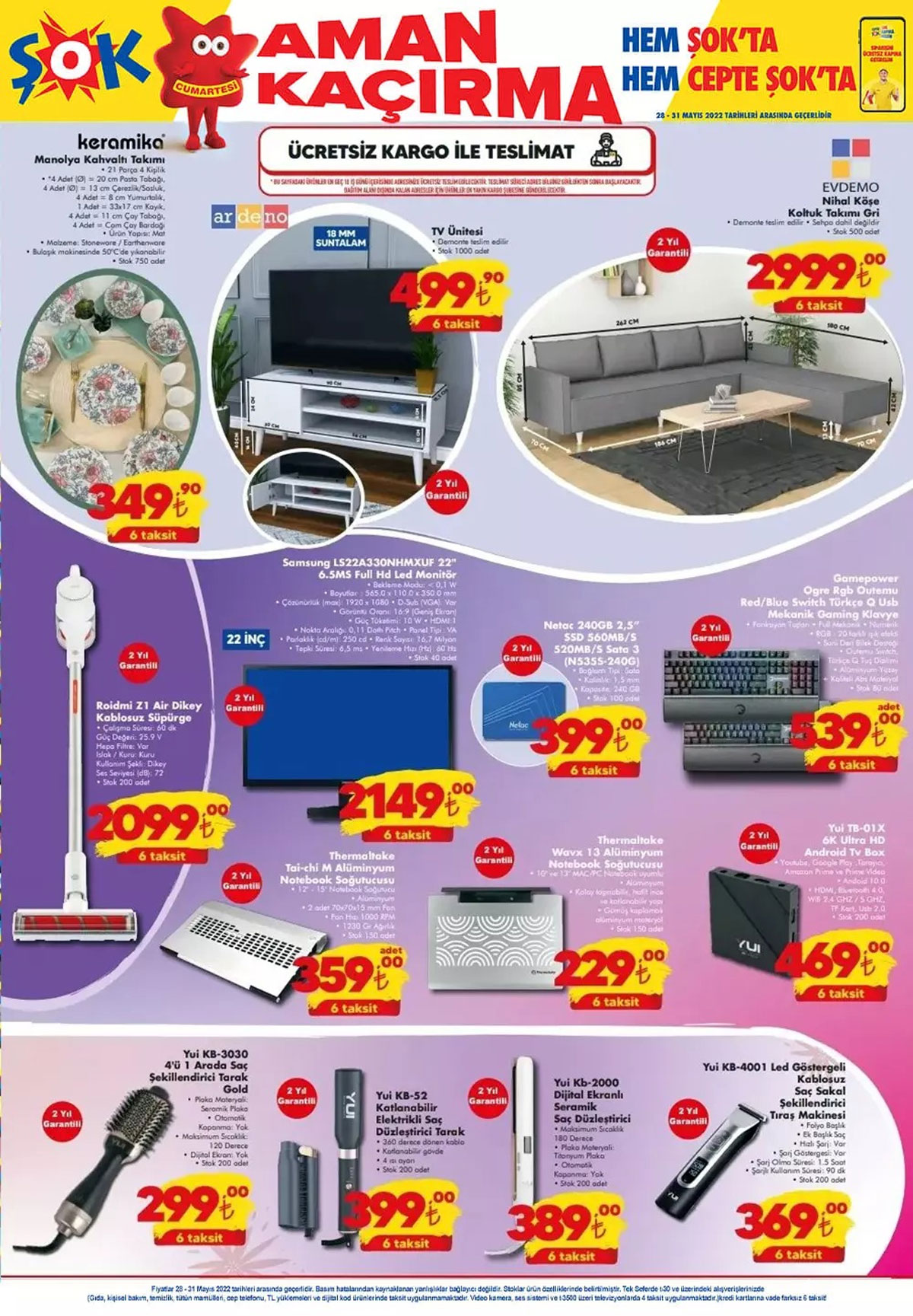 Bu cumartesi ŞOK ucuz ürünleri! 28-31 mayıs yeni katalog yayınlandı...