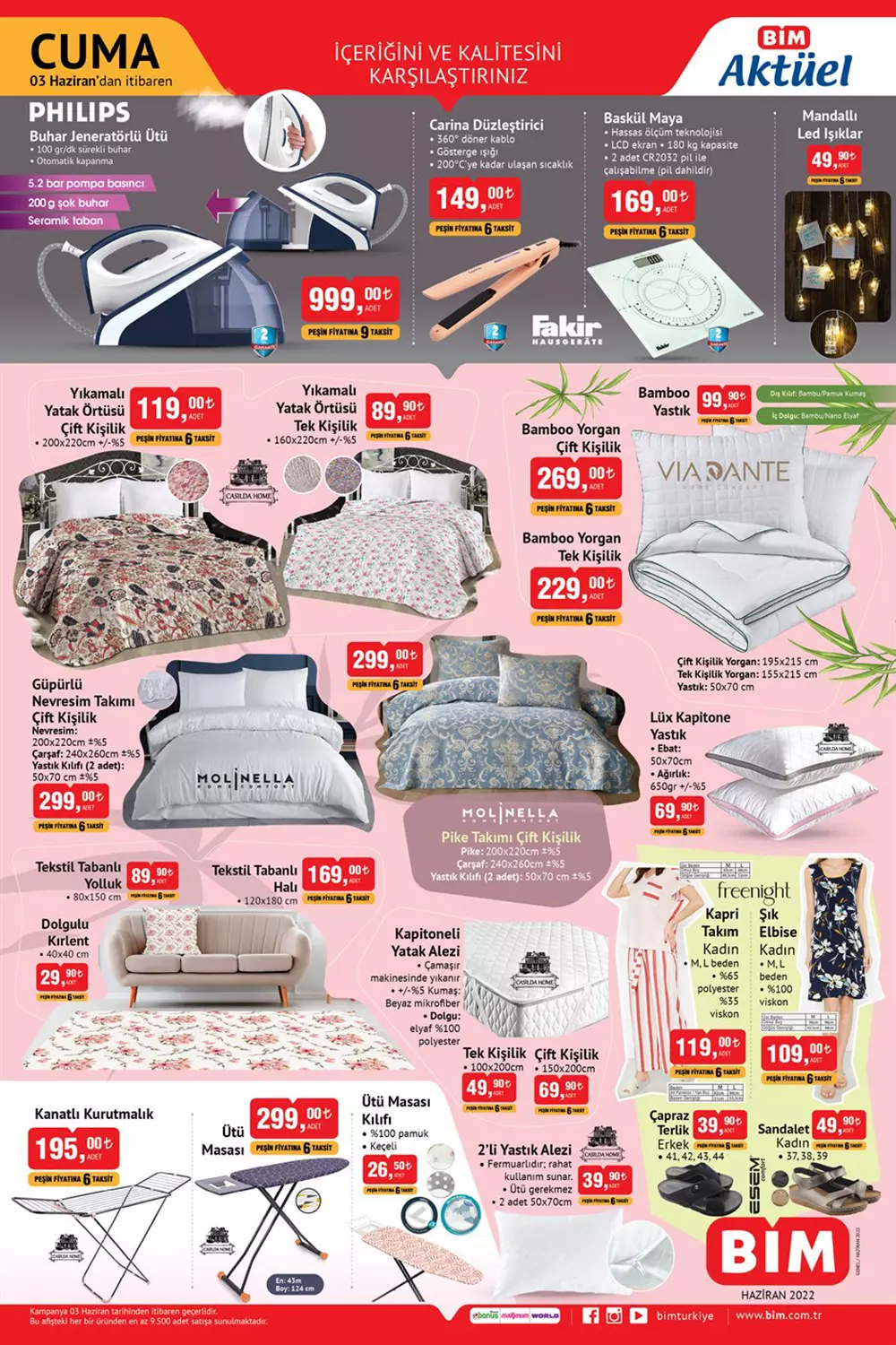 BİM den kaçırılmayacak fırsat! BİM aktüel ürünler 3 Haziran 2022 kataloğu yayımlandı! İşte 3 Haziran 2022 fiyat listesi