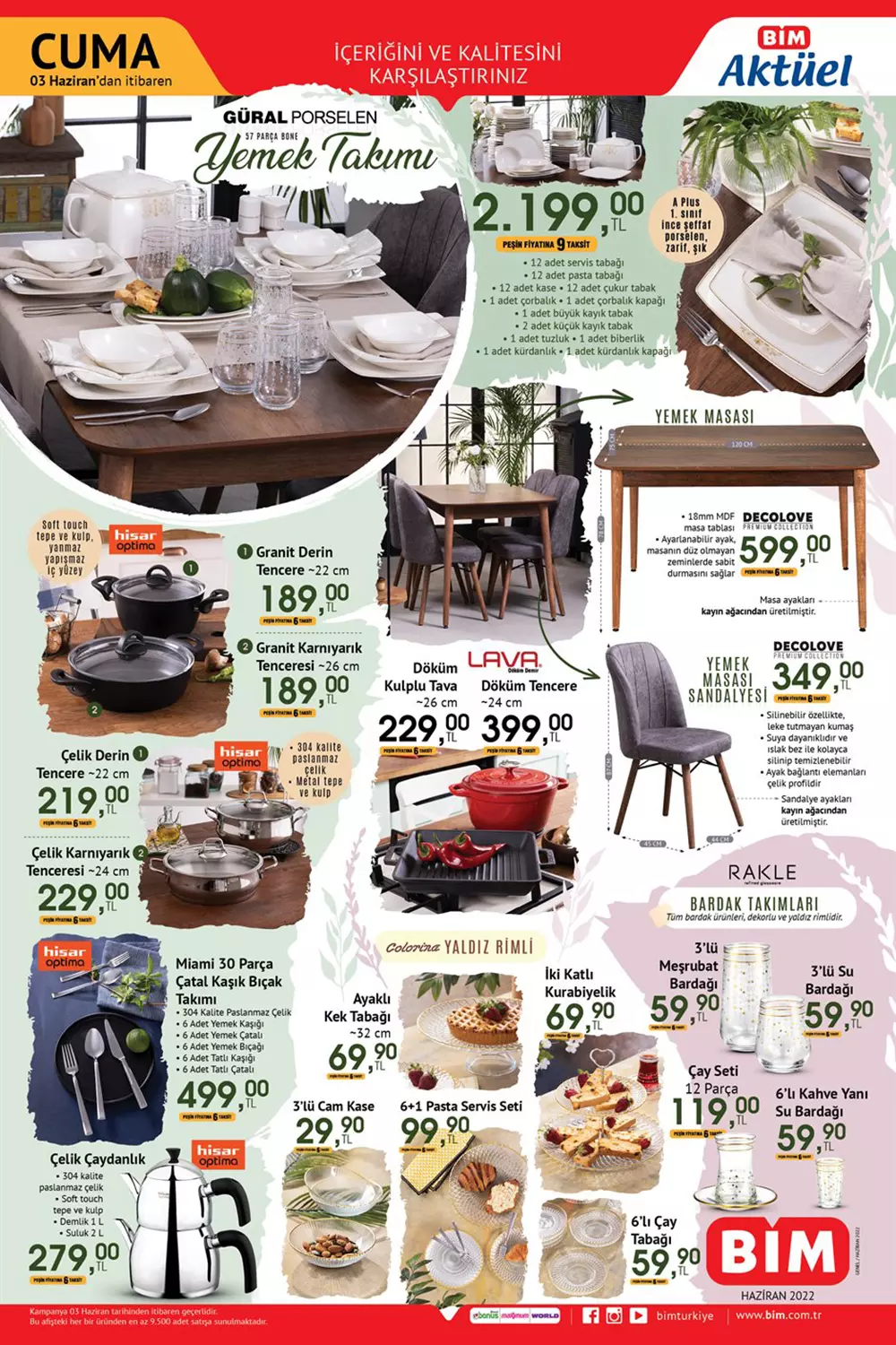 BİM den kaçırılmayacak fırsat! BİM aktüel ürünler 3 Haziran 2022 kataloğu yayımlandı! İşte 3 Haziran 2022 fiyat listesi