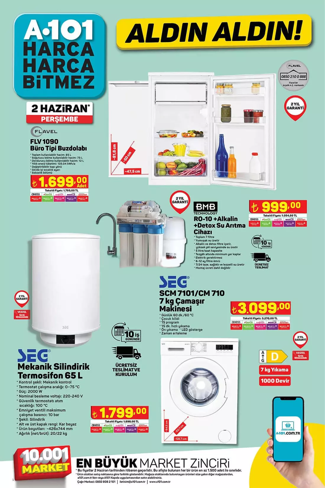 A101 2 Haziran 2022 aktüel kataloğu yayımlandı! Bu hafta A101 e hangi ürünler geliyor? İşte 2 Haziran 2022 fiyat listesi