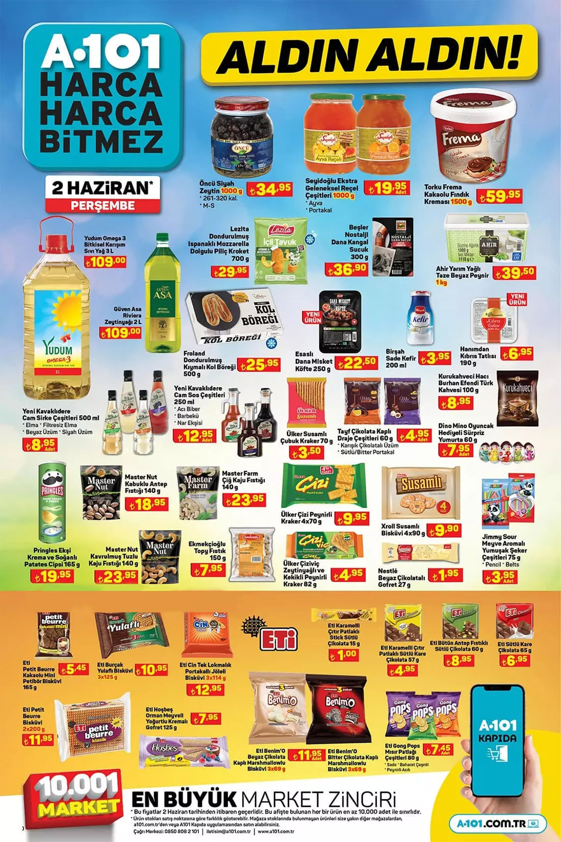 A101 2 Haziran 2022 aktüel kataloğu yayımlandı! Bu hafta A101 e hangi ürünler geliyor? İşte 2 Haziran 2022 fiyat listesi