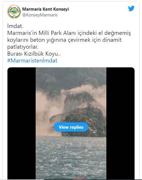 Marmaris Kızılbük Koyu nda yapılan dev otel projesinin perde arkası ortaya çıktı
