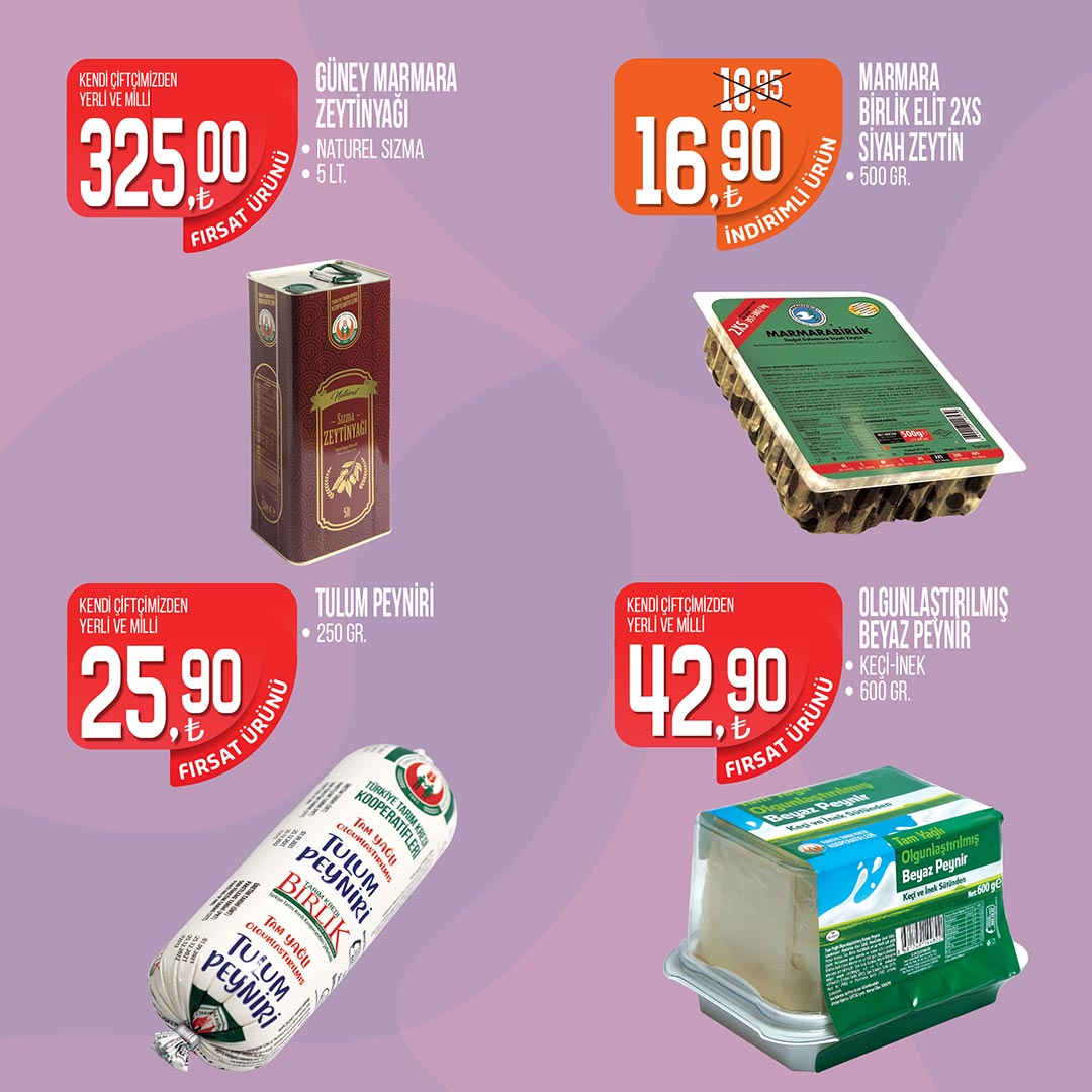 Tarım Kredi Kooperatifi nden dev indirim! Ayçiçek yağı, et ürünleri, meyve ve sebze... 29 Mayıs 2022 fiyat listesi...