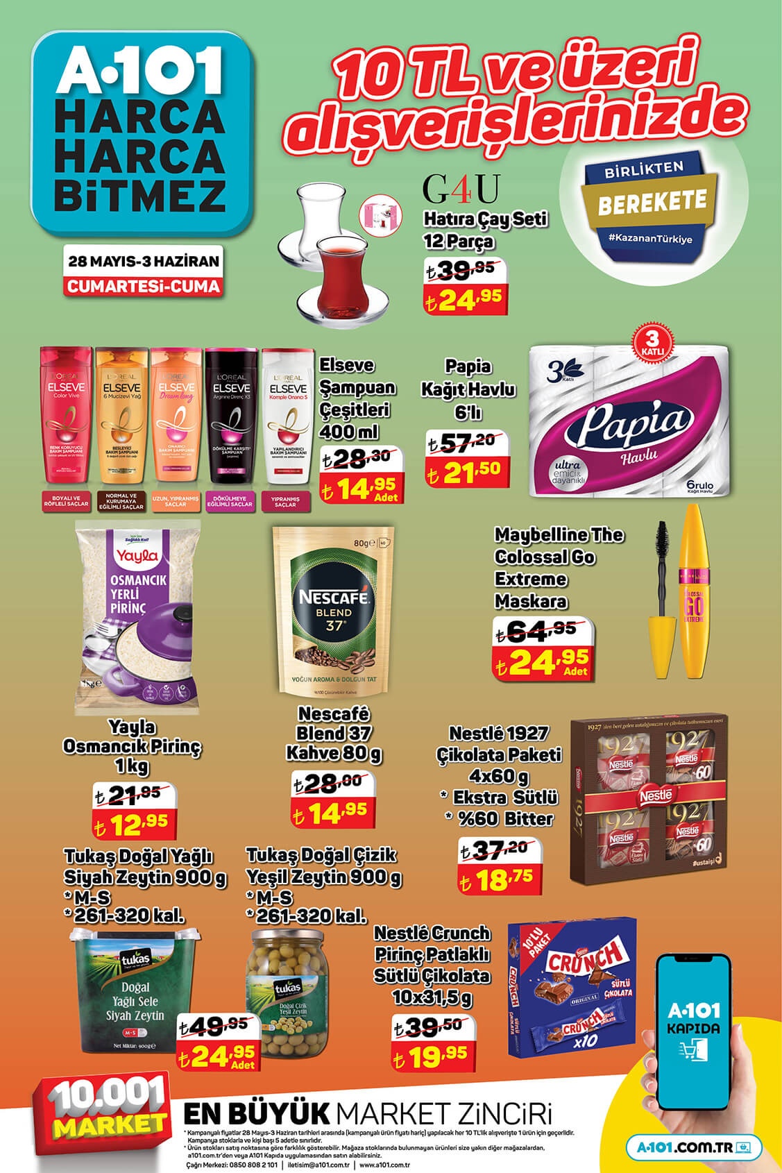 A101 Haftanın Yıldızları nda akılalmaz indirimler başladı! Dev kampanyayı kaçırmayın! 29 Mayıs 2022 fiyat listesi!