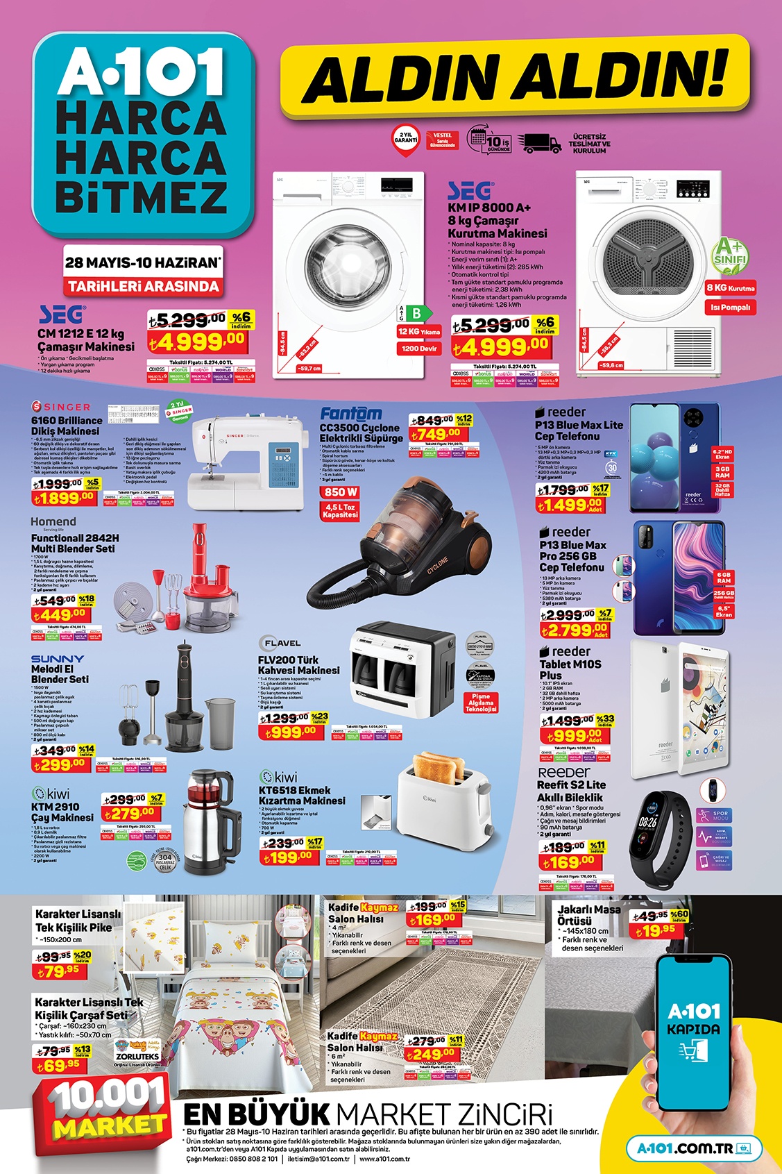 A101 teknolojik ürünlerde dev kampanya! A101 de hangi teknolojik aletler indirimde? İşte 1 Haziran 2022 fiyat listesi