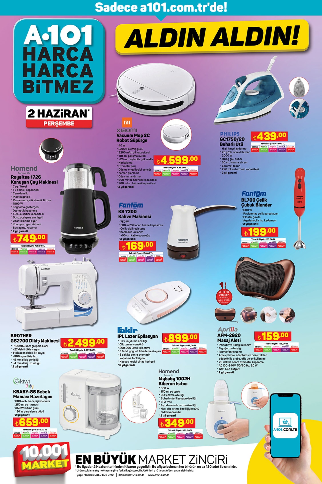 A101 e bugün hangi aktüel ürünler gelecek? İşte A101 2 Haziran 2022 aktüel ürünler kataloğu fiyat listesi!