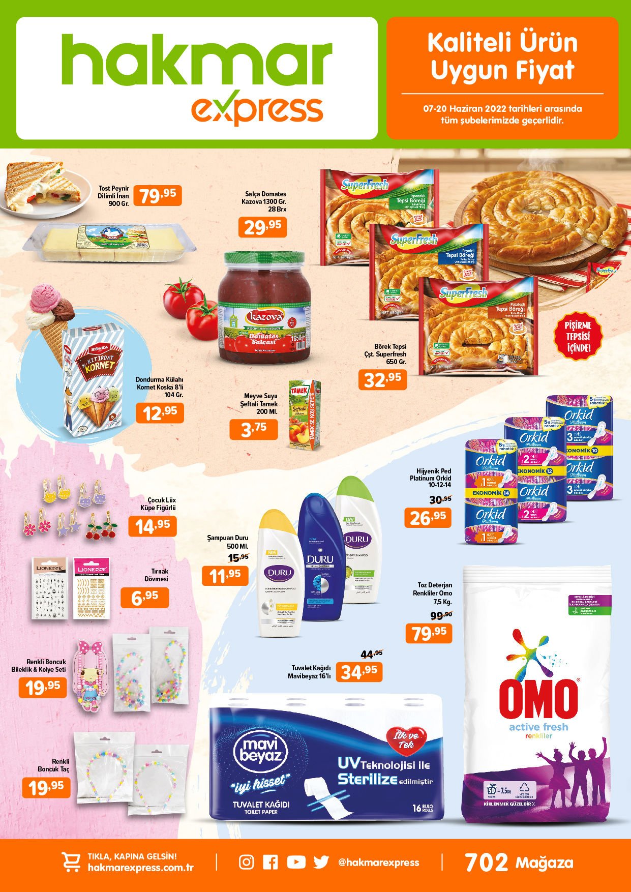 Hakmar 7 Haziran aktüel ürünler kataloğu! Toz deterjan, tuvalet kağıdında dev indirim! İşte 7 Haziran 2022 fiyat listesi