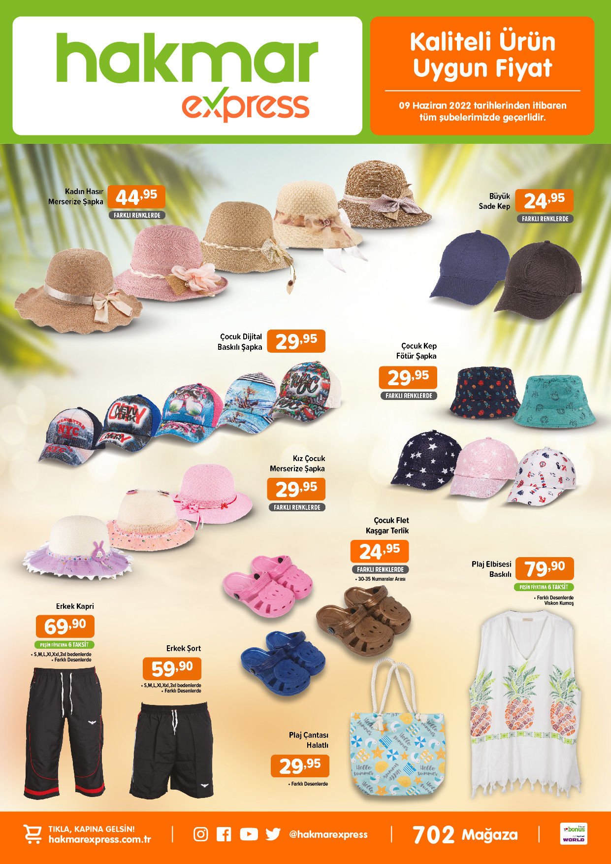 Yaz tatili alışverişi yapacaklar dikkat! Hakmar aktüel ürünlerde büyük fırsat! İşte 9 haziran 2022 fiyat listesi...