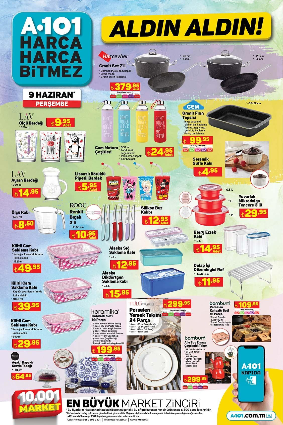A101 e bu hafta hangi aktüel ürünler gelecek? İşte A101 9 Haziran 2022 aktüel ürünler kataloğu fiyat listesi!