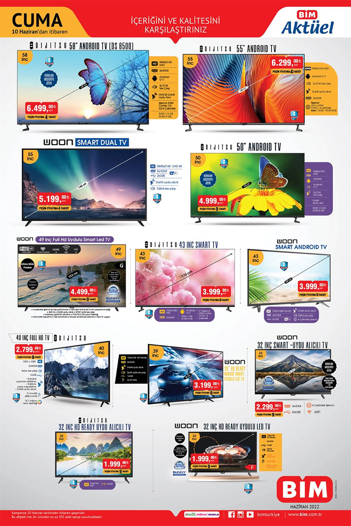 BİM Market 10 Haziran kataloğu yayınlandı! Yepyeni ürünlerin fiyat listesi…