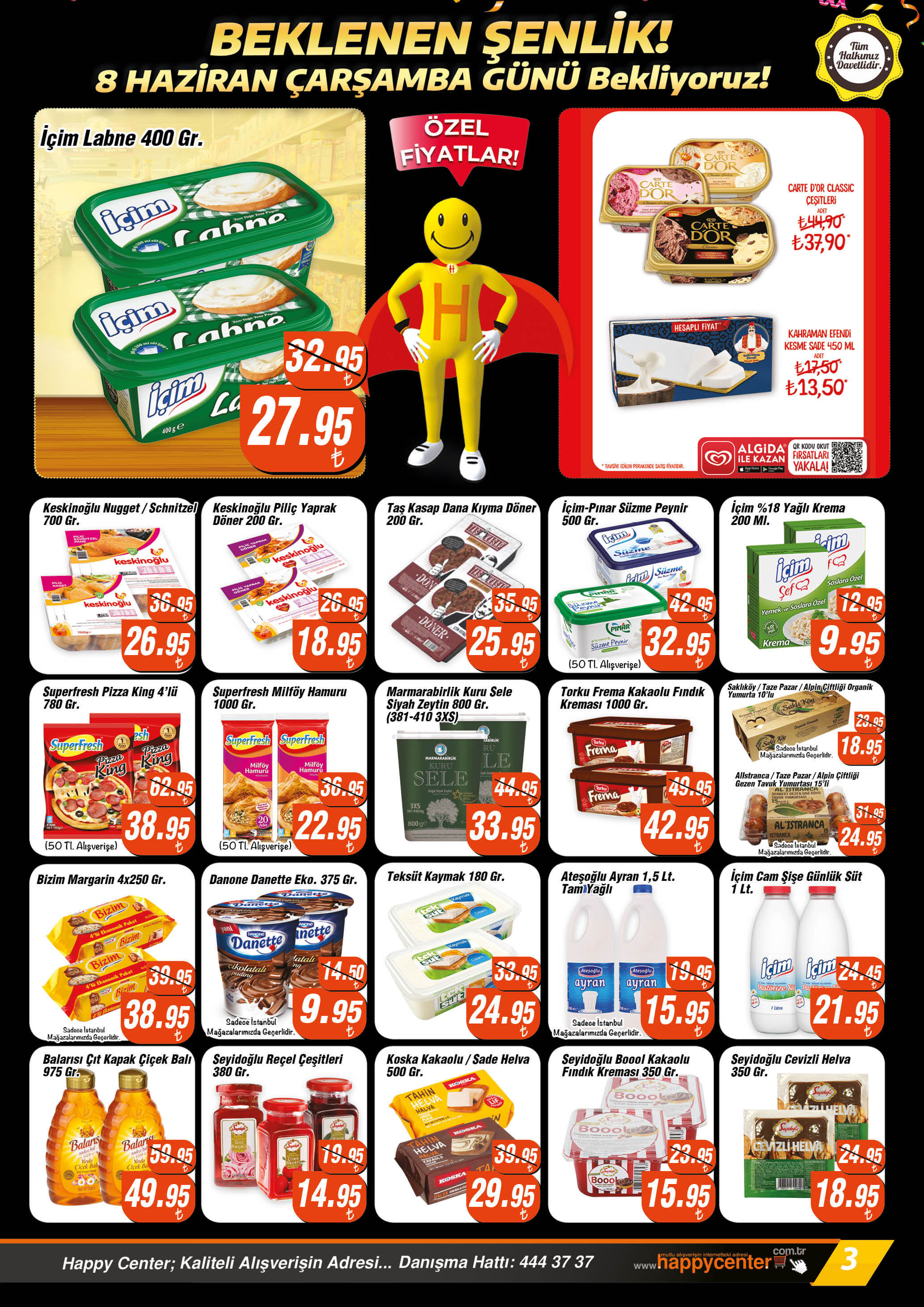 Happy Center da Çaykur çay, ayçiçek yağı, kırmızı et ve tavuk etinde dev indirim! İşte 10 Haziran 2022 fiyat listesi...
