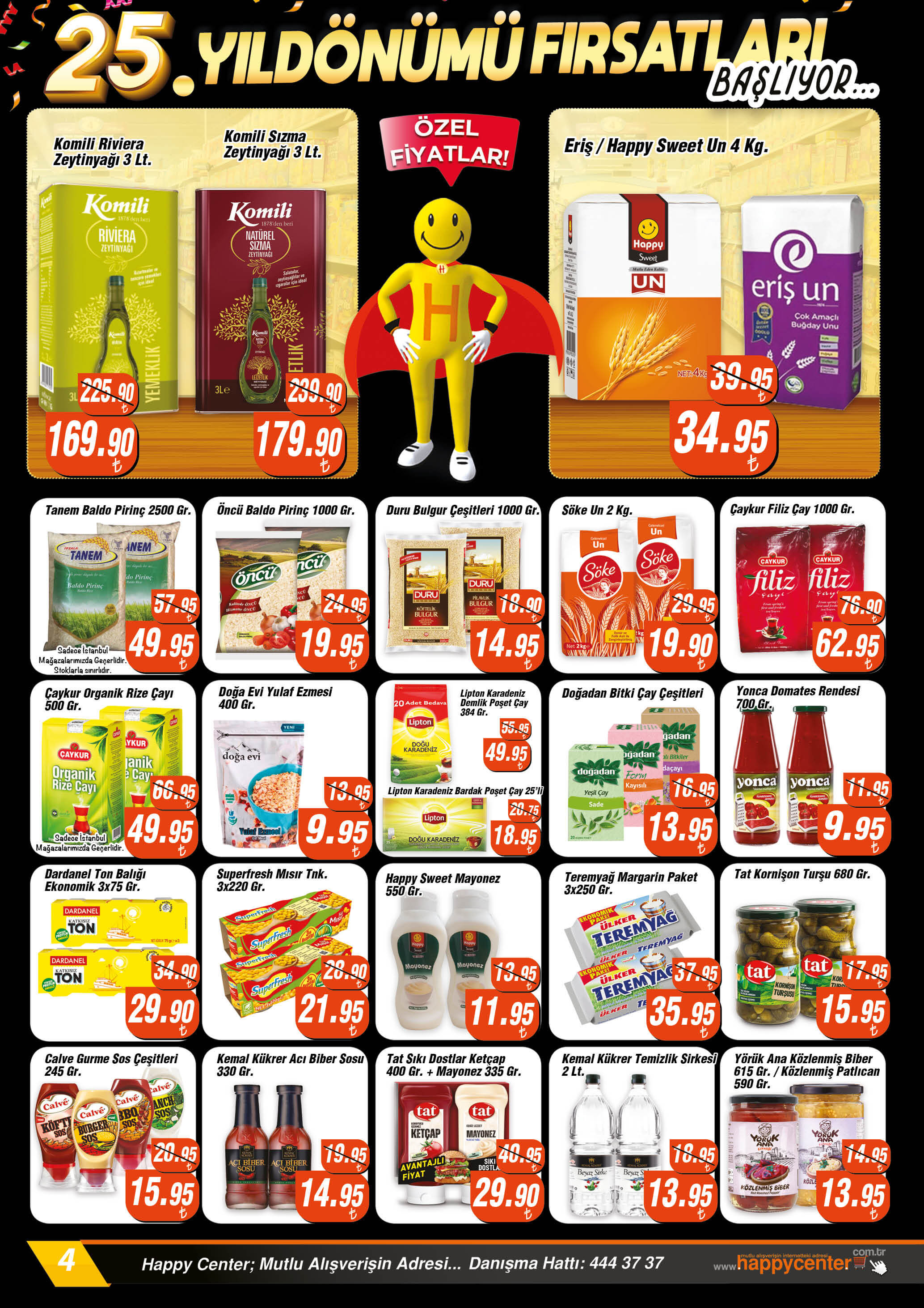 Happy Center da Çaykur çay, ayçiçek yağı, kırmızı et ve tavuk etinde dev indirim! İşte 10 Haziran 2022 fiyat listesi...