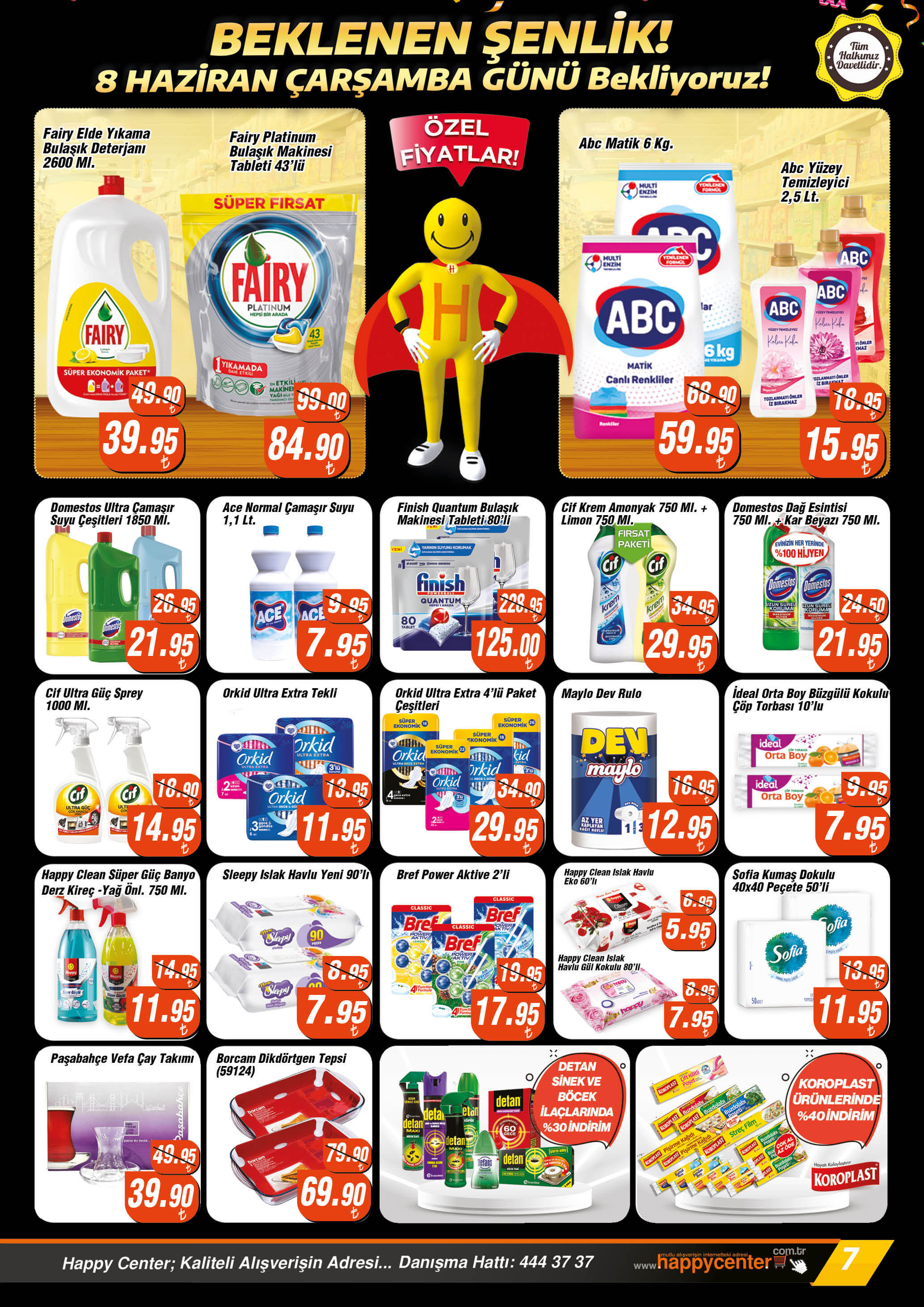 Happy Center da Çaykur çay, ayçiçek yağı, kırmızı et ve tavuk etinde dev indirim! İşte 10 Haziran 2022 fiyat listesi...