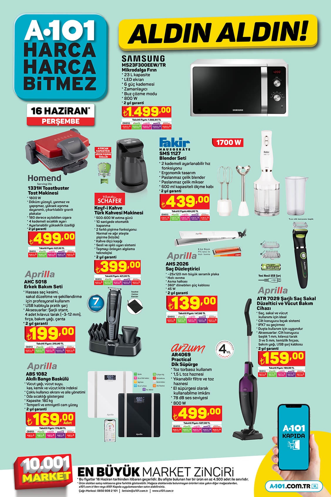 A101 de bu hafta hangi aktüel ürünler var? İşte A101 aktüel ürünler kataloğu 16 Haziran 2022 fiyat listesi