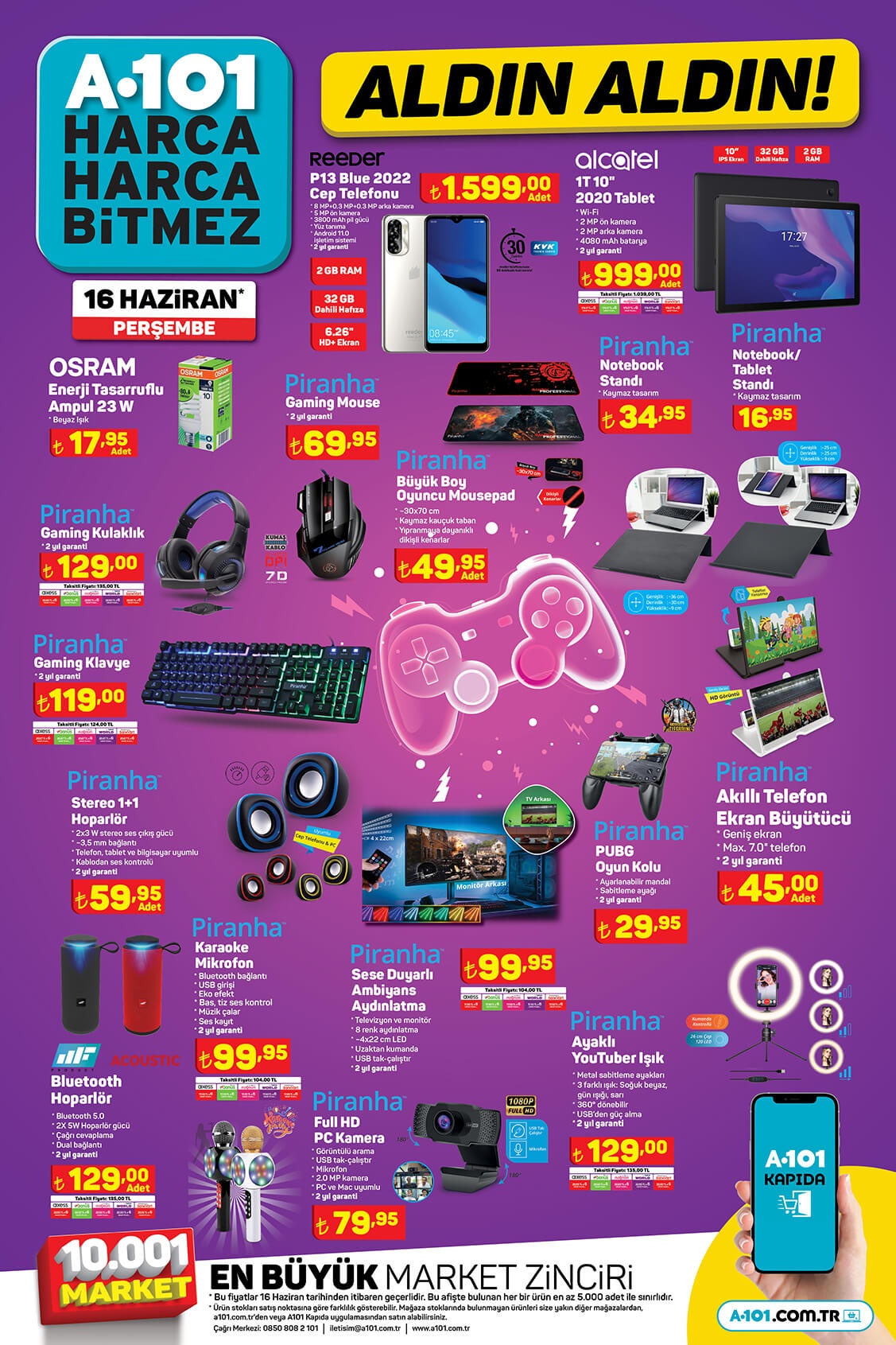 A101 de bu hafta hangi aktüel ürünler var? İşte A101 aktüel ürünler kataloğu 16 Haziran 2022 fiyat listesi