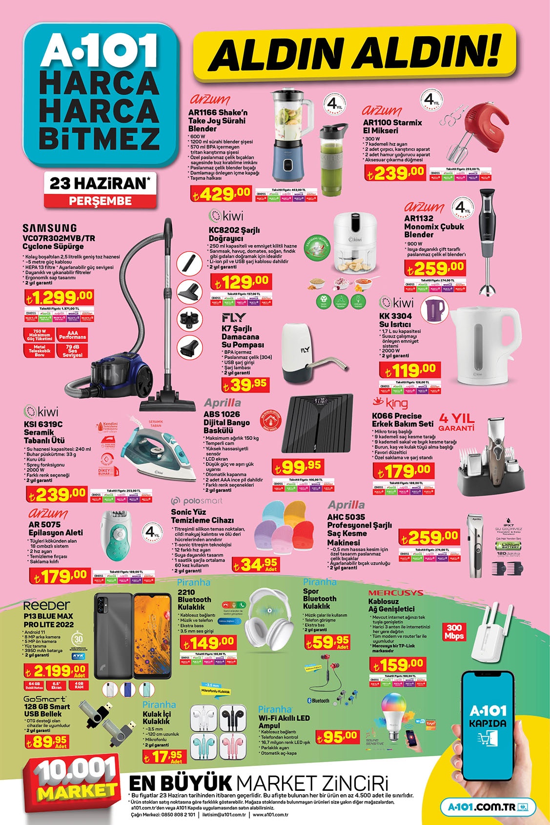 A101 23 Haziran aktüel ürünler kataloğu: Çaykur çay ve ayçiçek yağında çılgın fiyat! İşte 23 Haziran 2022 fiyat listesi