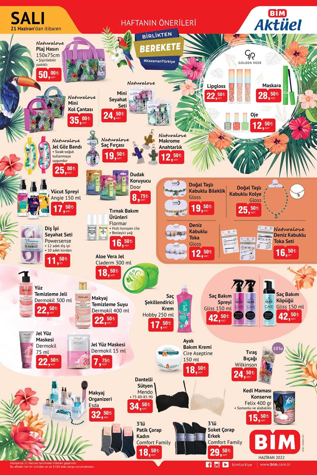 BİM 21 Haziran kataloğu! 21 Haziran Salı BİM kataloğu yayınlandı mı?