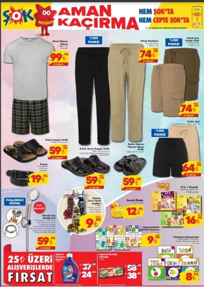 ŞOK 21 Haziran kataloğu! 21 Haziran Salı ŞOK kataloğu yayınlandı mı?