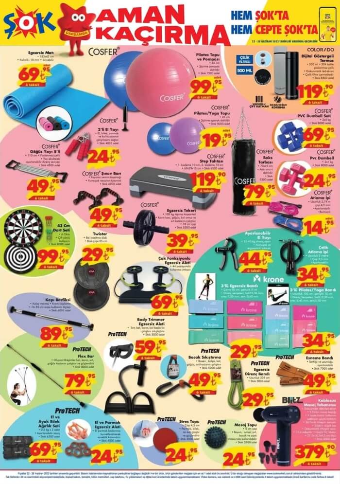 ŞOK 22 Haziran kataloğu! 22 Haziran Çarşamba ŞOK kataloğu yayınlandı mı?